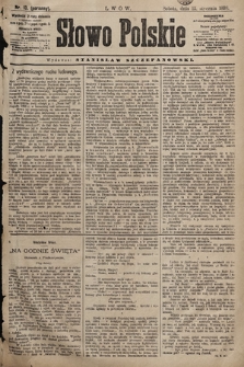 Słowo Polskie. 1898, nr 13 (poranny)