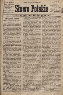 Słowo Polskie. 1898, nr 25 (poranny)