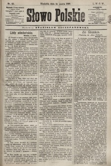 Słowo Polskie. 1898, nr 62