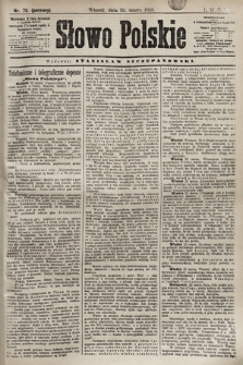 Słowo Polskie. 1898, nr 70 (poranny)