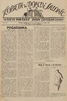 Kobieta w Domu i Salonie : Gazeta Poranna swoim czytelniczkom. 1927, nr 120