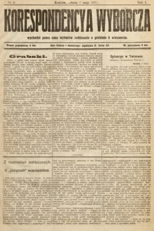 Gazeta Krakowska z Korespondencyą Wyborczą. 1911, nr 2