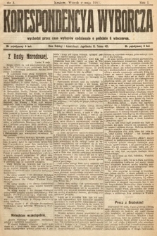 Gazeta Krakowska z Korespondencyą Wyborczą. 1911, nr 3