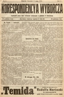 Gazeta Krakowska z Korespondencyą Wyborczą. 1911, nr 5