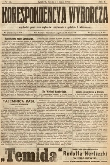 Gazeta Krakowska z Korespondencyą Wyborczą. 1911, nr 10