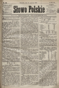 Słowo Polskie. 1898, nr 138