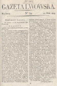 Gazeta Lwowska. 1819, nr 54