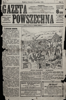 Gazeta Powszechna. 1908, nr 1
