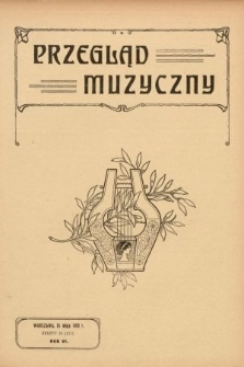 Przegląd Muzyczny. 1913, z. 10