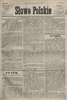 Słowo Polskie. 1898, nr 219