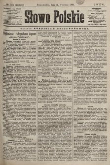 Słowo Polskie. 1898, nr 224 (poranny)