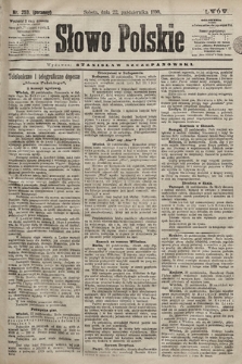 Słowo Polskie. 1898, nr 253 (poranny)