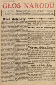 Głos Narodu. 1932, nr 234