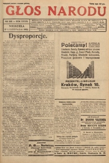 Głos Narodu. 1932, nr 309