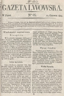 Gazeta Lwowska. 1819, nr 66