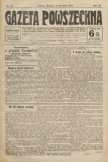 Gazeta Powszechna. 1910, nr 13