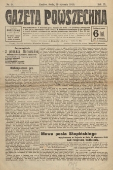 Gazeta Powszechna. 1910, nr 14