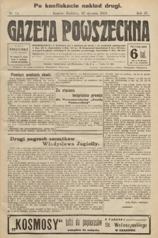Gazeta Powszechna. 1910, nr 18 [ocenzurowany]