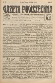Gazeta Powszechna. 1910, nr 37