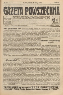 Gazeta Powszechna. 1910, nr 45