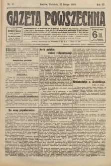 Gazeta Powszechna. 1910, nr 47