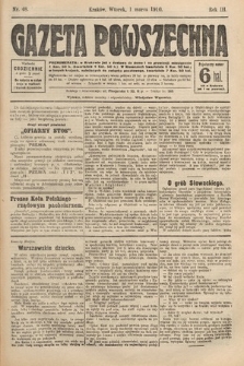 Gazeta Powszechna. 1910, nr 48