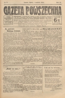 Gazeta Powszechna. 1910, nr 74