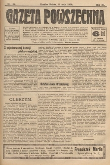 Gazeta Powszechna. 1910, nr 114