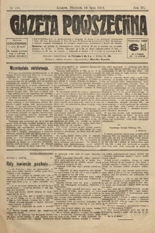 Gazeta Powszechna. 1910, nr 167