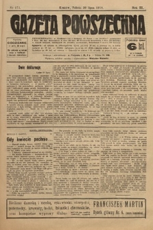 Gazeta Powszechna. 1910, nr 172