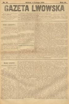 Gazeta Lwowska. 1893, nr 27