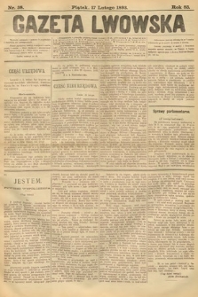 Gazeta Lwowska. 1893, nr 38
