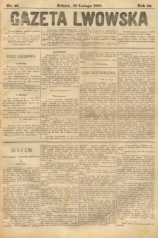 Gazeta Lwowska. 1893, nr 45