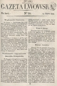 Gazeta Lwowska. 1819, nr 80