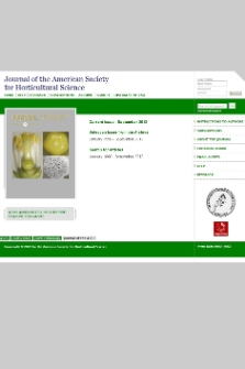 Journal of the American Society for Horticultural Science