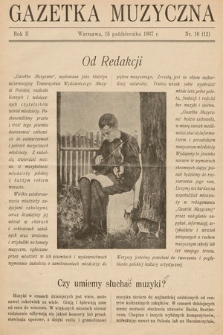 Gazetka Muzyczna : biuletyn Towarzystwa Wydawniczego Muzyki Polskiej. 1937, nr 10