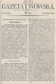 Gazeta Lwowska. 1819, nr 81