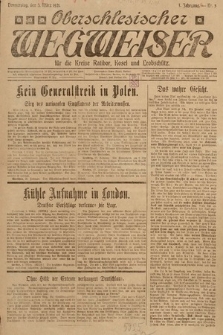 Oberschlesischer Wegweiser für die Kreise Ratibor Kosel und Leobschütz. 1921, nr 5