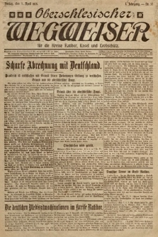 Oberschlesischer Wegweiser für die Kreise Ratibor Kosel und Leobschütz. 1921, nr 31