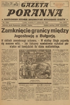 Gazeta Poranna : ilustrowany dziennik informacyjny wschodnich kresów. 1927, nr 8286