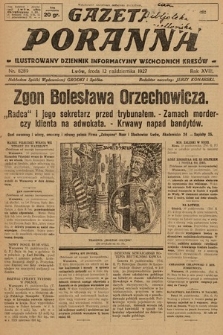 Gazeta Poranna : ilustrowany dziennik informacyjny wschodnich kresów. 1927, nr 8289