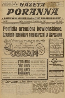 Gazeta Poranna : ilustrowany dziennik informacyjny wschodnich kresów. 1927, nr 8294