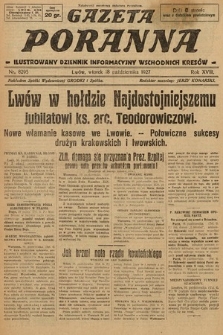 Gazeta Poranna : ilustrowany dziennik informacyjny wschodnich kresów. 1927, nr 8295