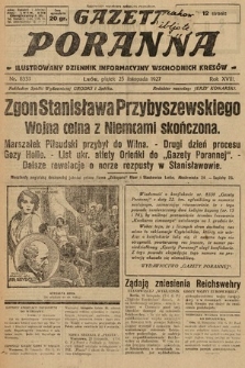 Gazeta Poranna : ilustrowany dziennik informacyjny wschodnich kresów. 1927, nr 8333