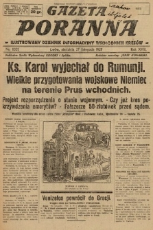 Gazeta Poranna : ilustrowany dziennik informacyjny wschodnich kresów. 1927, nr 8335