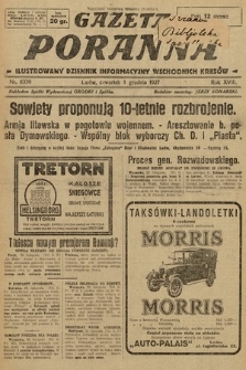Gazeta Poranna : ilustrowany dziennik informacyjny wschodnich kresów. 1927, nr 8339