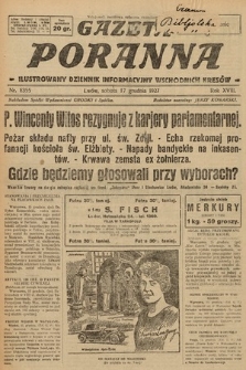 Gazeta Poranna : ilustrowany dziennik informacyjny wschodnich kresów. 1927, nr 8355