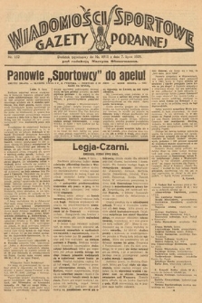 Wiadomości Sportowe Gazety Porannej. 1929, nr 152