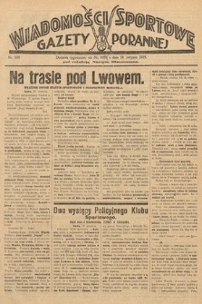 Wiadomości Sportowe Gazety Porannej. 1929, nr 158