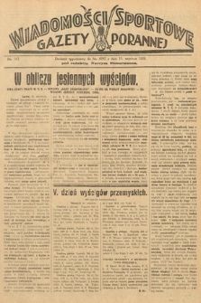 Wiadomości Sportowe Gazety Porannej. 1929, nr 162